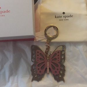 Kate Spade new with tags Butterfly Keychain